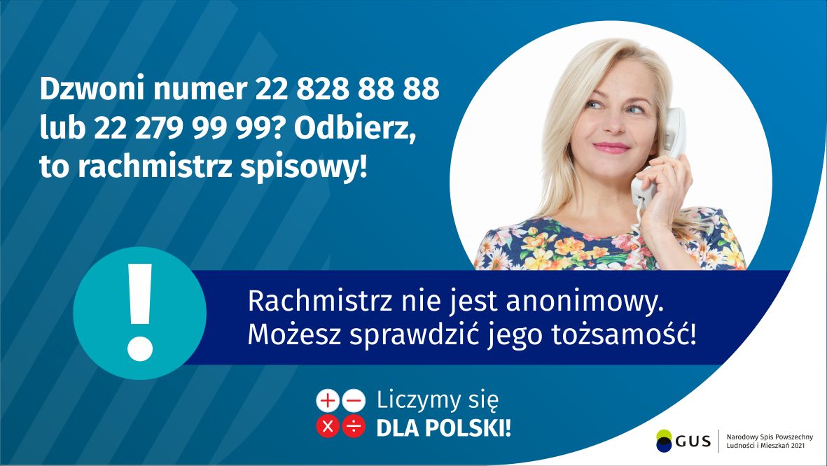 Dzwoni numer 22 828 88 88? Odbierz, to rachmistrz spisowy!