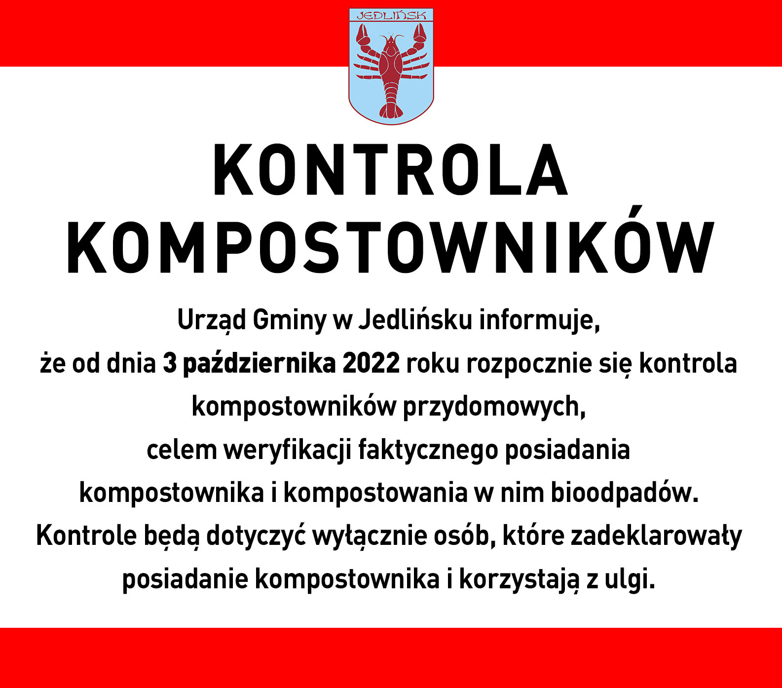 Uwaga! Kontrola kompostowników przydomowych