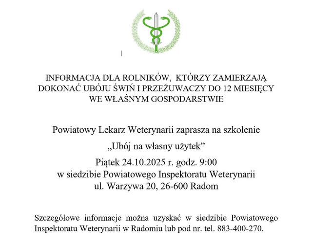 Ubój na własny użytek