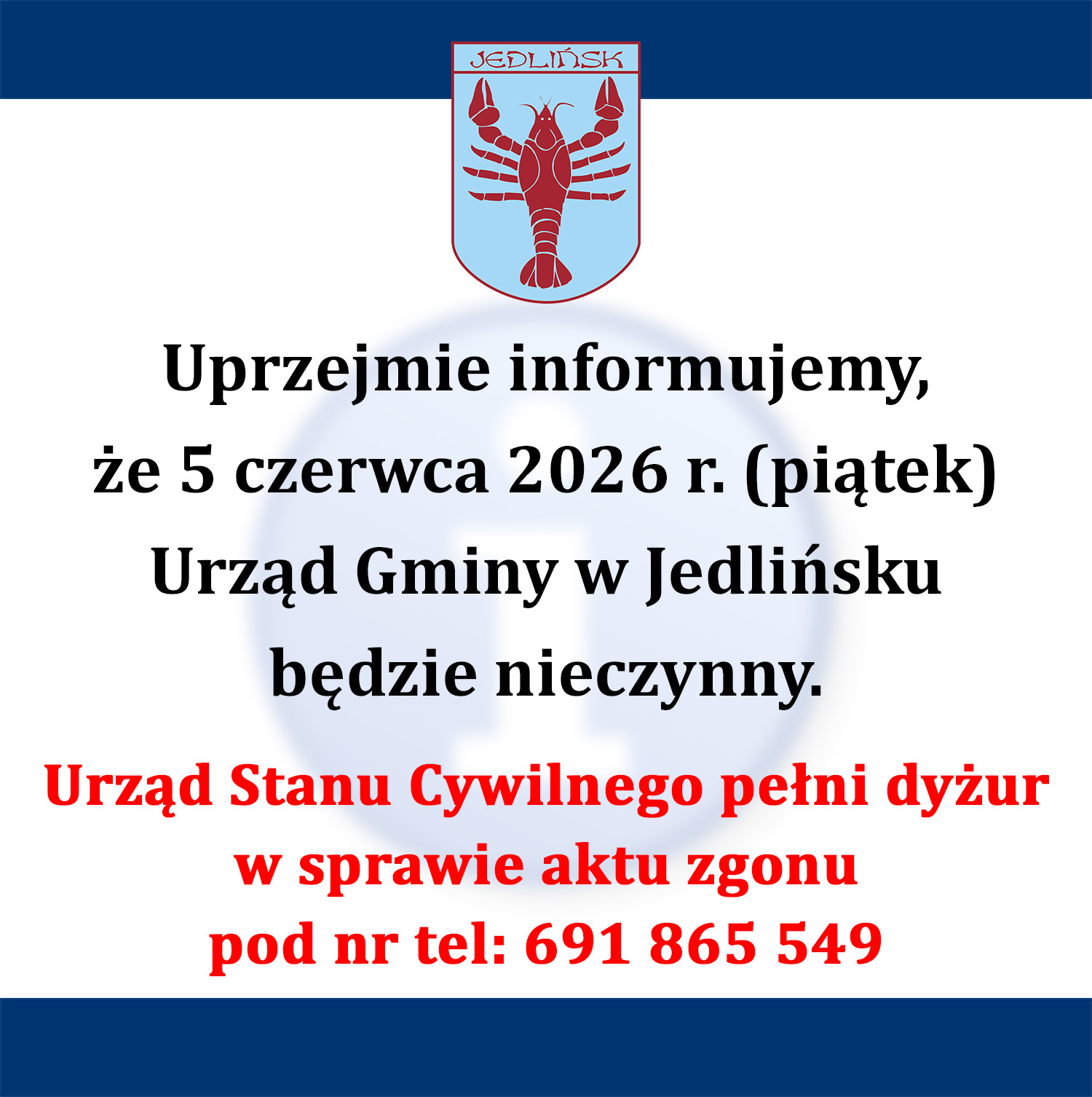 URZĄD GMINY NIECZYNNY!